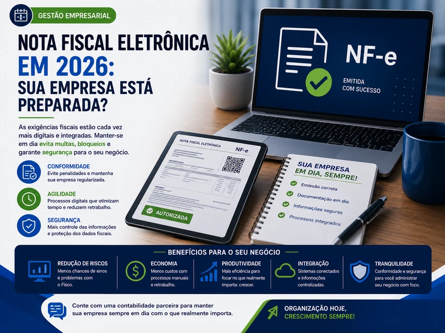 Atualizações na nota fiscal eletrônica exigem mais atenção das empresas em 2026