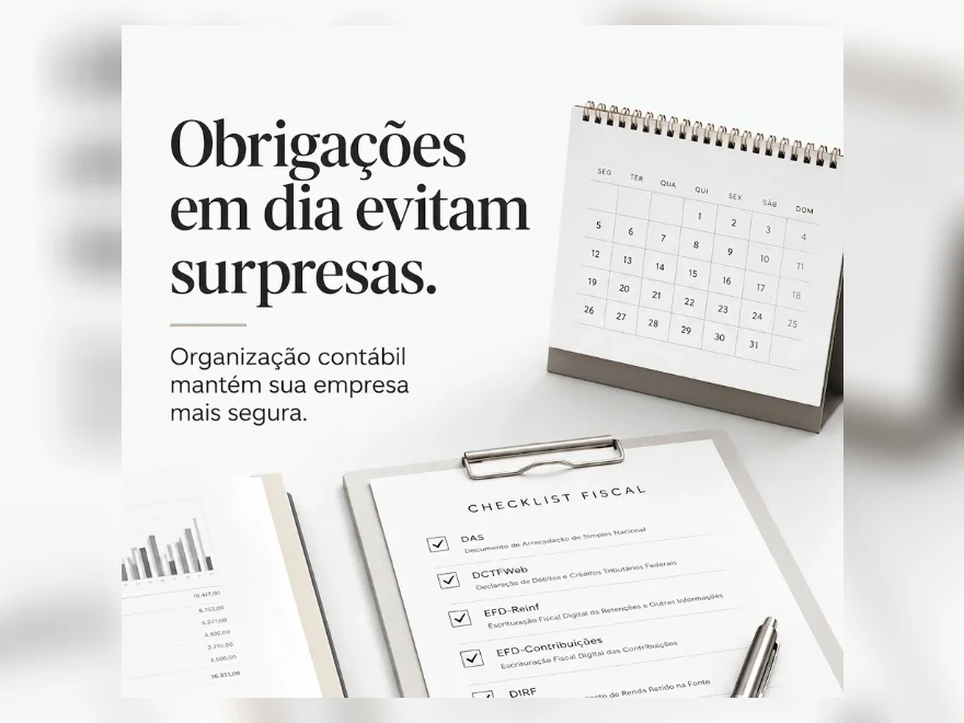 Obrigações em dia evitam surpresas
