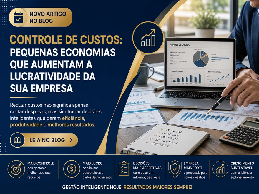 Controle de custos: pequenas economias que aumentam a lucratividade da sua empresa