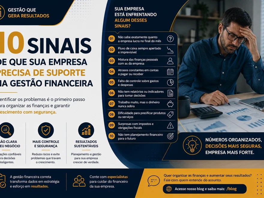 10 Sinais de que Sua Empresa Precisa de Suporte na Gestão Financeira