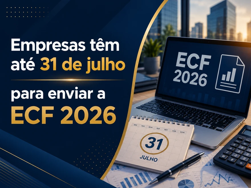 Empresas têm até 31 de julho para enviar a ECF 2026