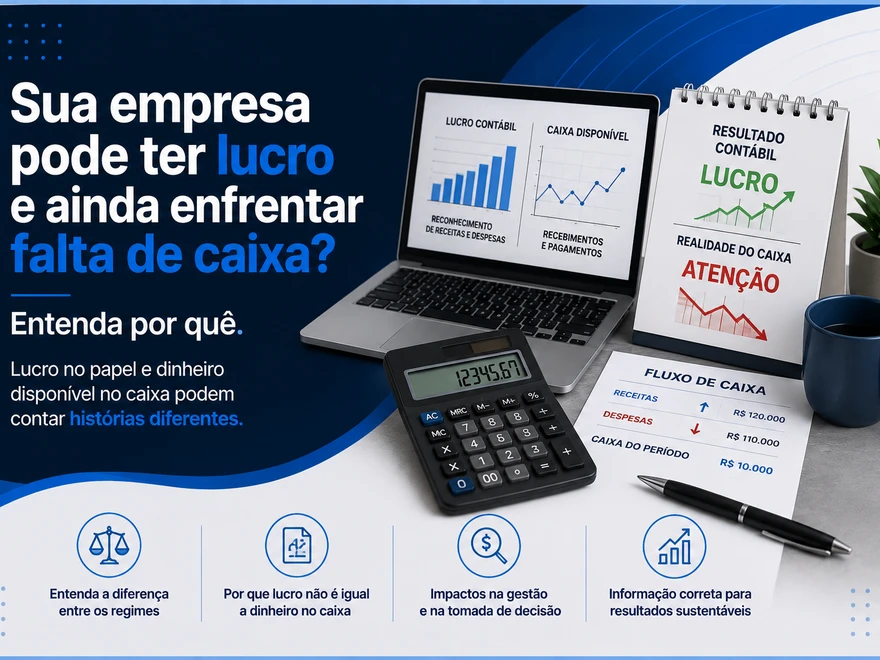 Sua empresa pode ter lucro e ainda enfrentar falta de caixa? Entenda por quê.