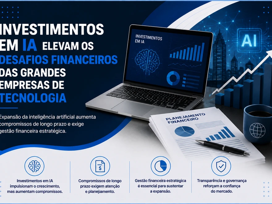 Investimentos em IA elevam os desafios financeiros das grandes empresas de tecnologia