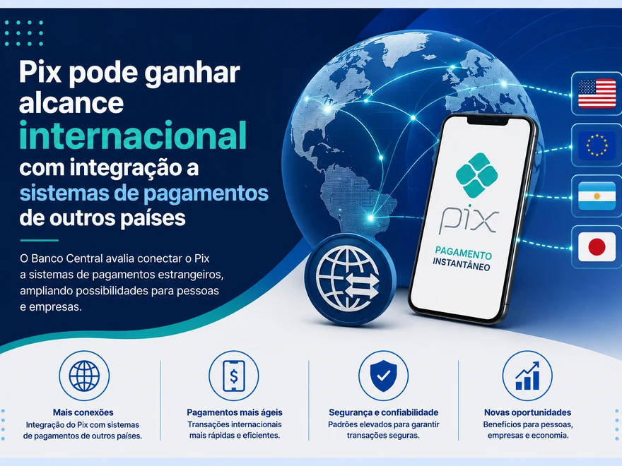Pix pode ganhar alcance internacional com integração a sistemas de pagamentos de outros países
